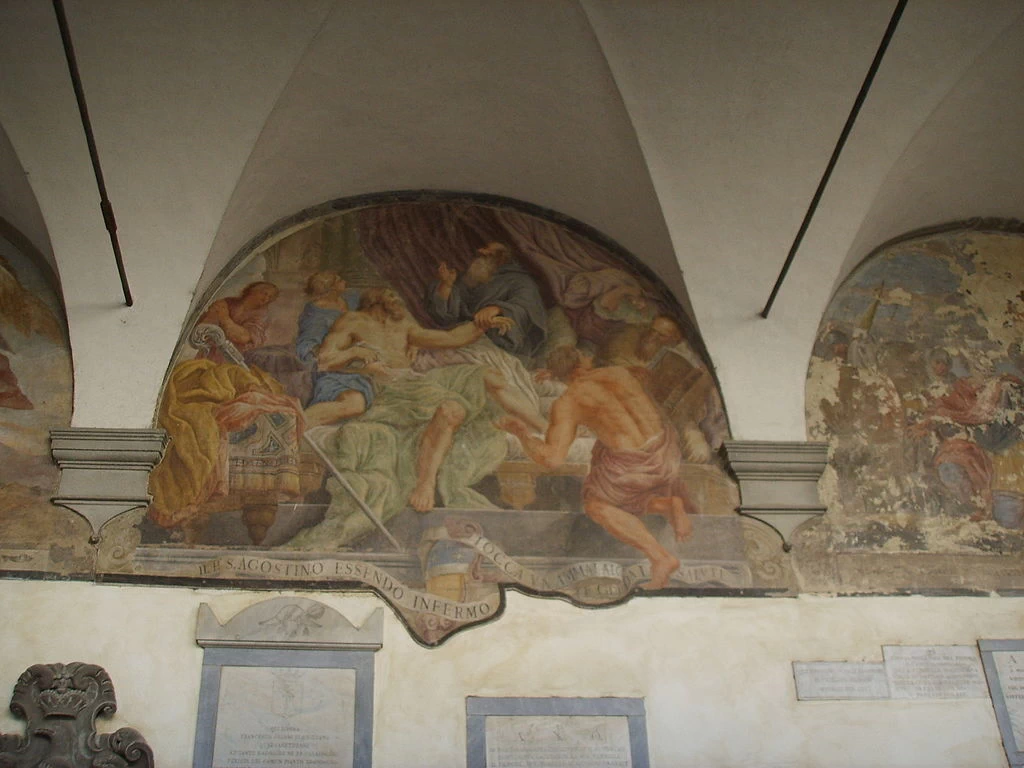 Lunetta 12 - chiostro, chiesa di Santo Spirito, Firenze